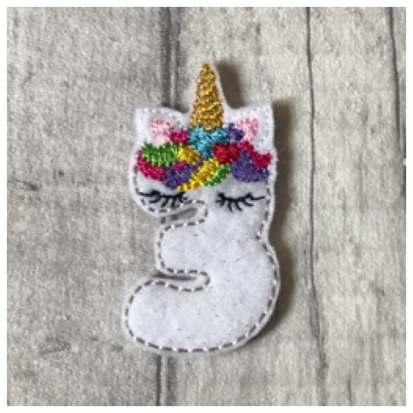 Unicorn number 3 feltie