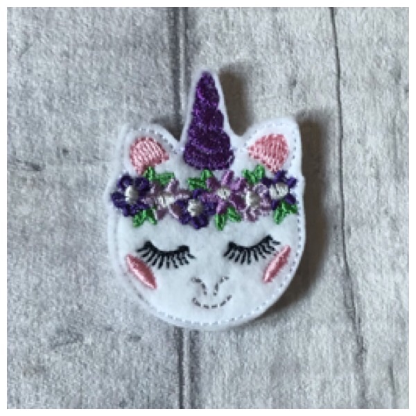 Macaranimal purple unicorn feltie