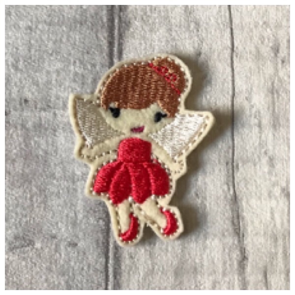 Fairy feltie red