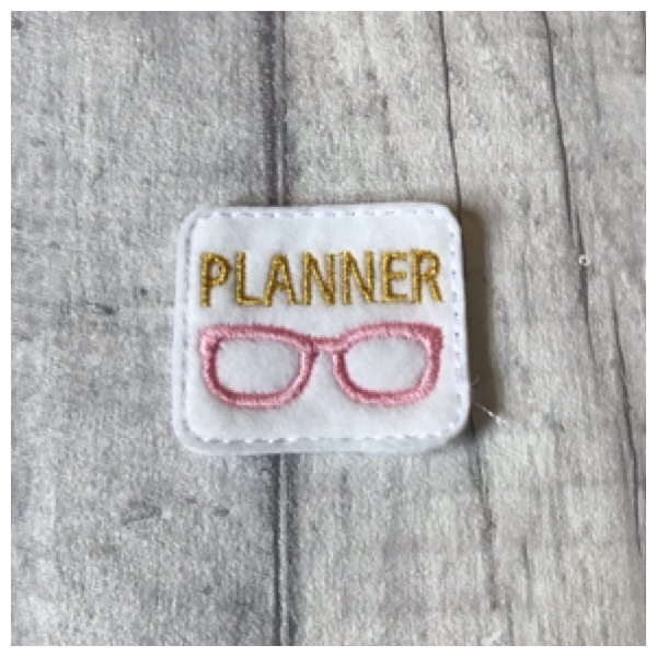 Planner nerd feltie pink
