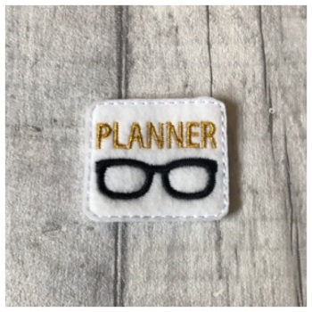Planner nerd feltie black