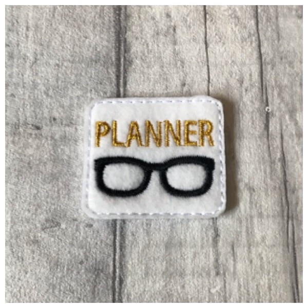 Planner nerd feltie black