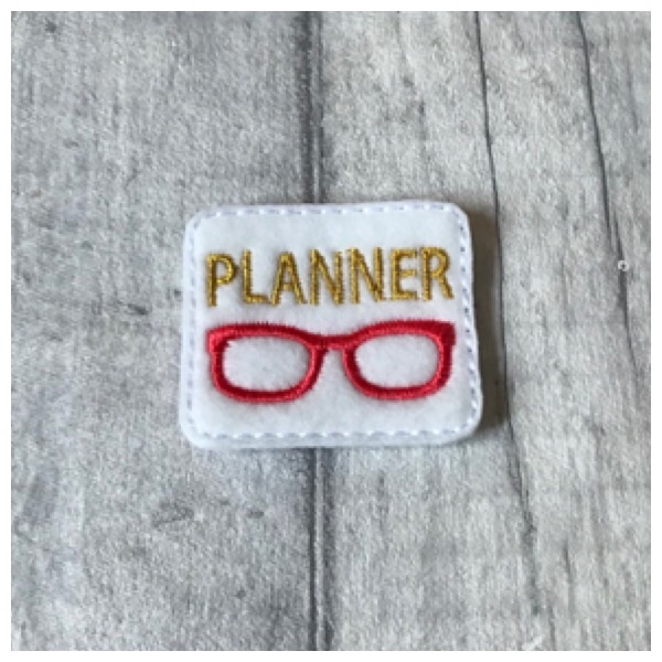 Planner nerd feltie red