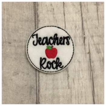 Teachers rock feltie