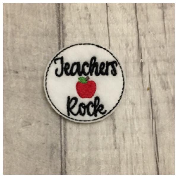 Teachers rock feltie
