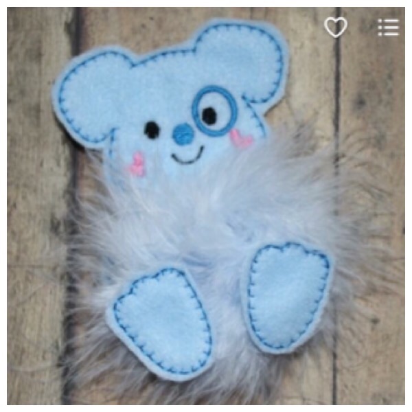 Dog fluffy bow parts