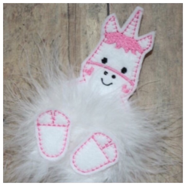Unicorn fluffy bow parts 