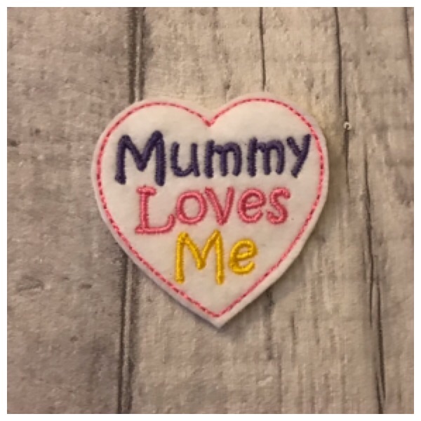 Mummy loves me feltie