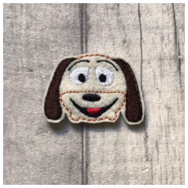 Toy dog feltie
