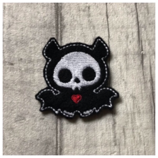 Skeleton bat feltie