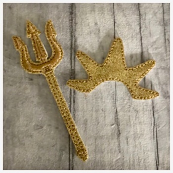 Crown and Trident feltie