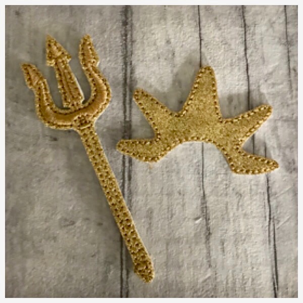Crown and Trident feltie