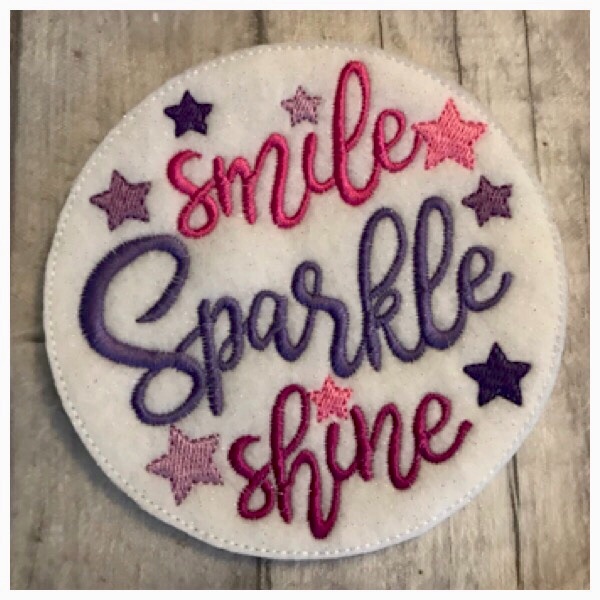 Smile Sparkle Shine BH feltie