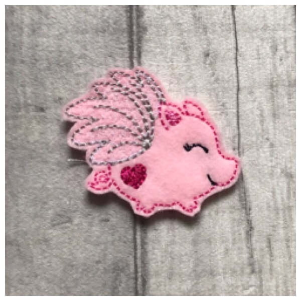 Flying pig feltie