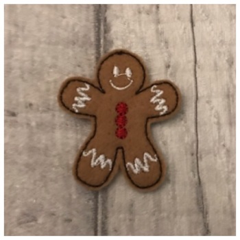 Ginger bread feltie brown