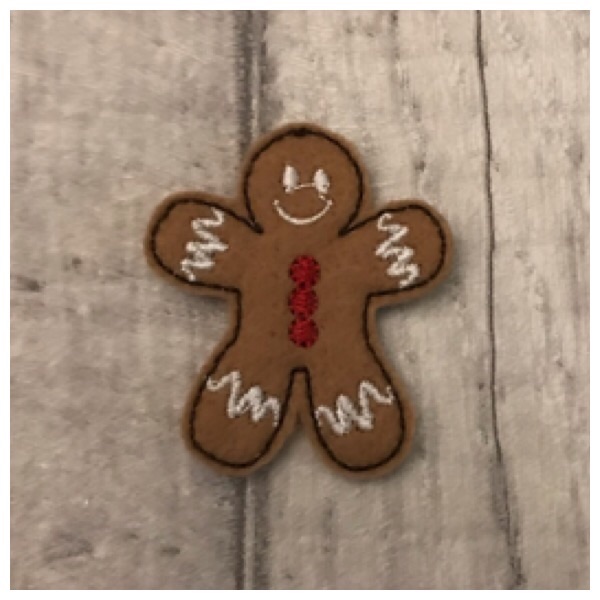 Ginger bread feltie brown 