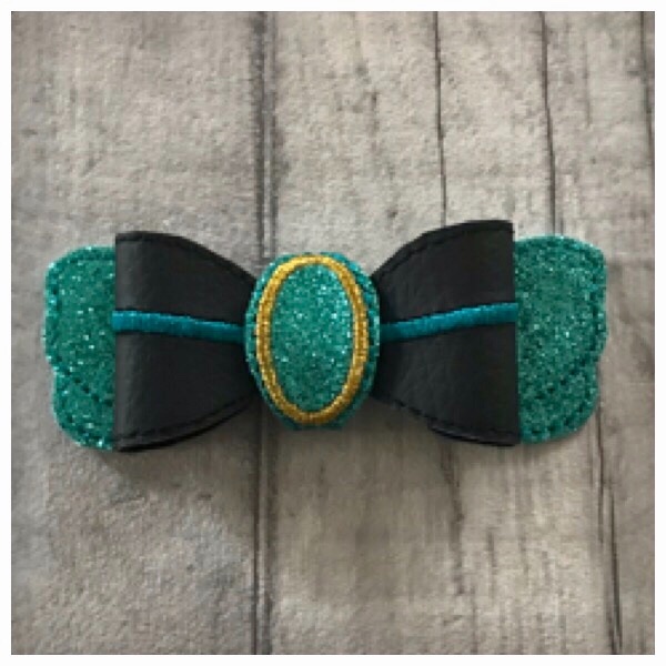 Green gem bow parts