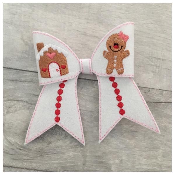 Gingerbread bow parts