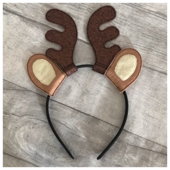 Reindeer antlers and ear sliders