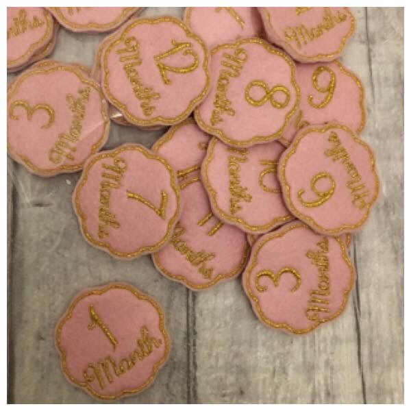 Milestone felties pink gold