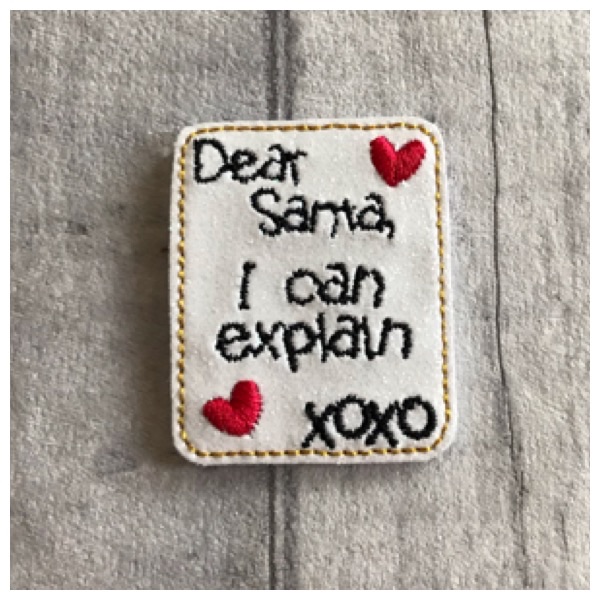 Dear Santa I can explain feltie