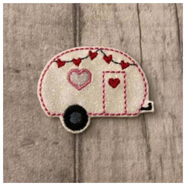 Valentine’s Day camper feltie