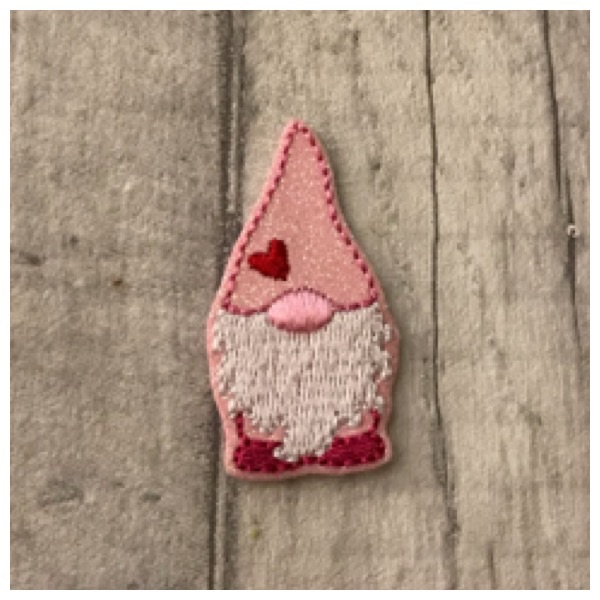 Valentines Day Gnome feltie