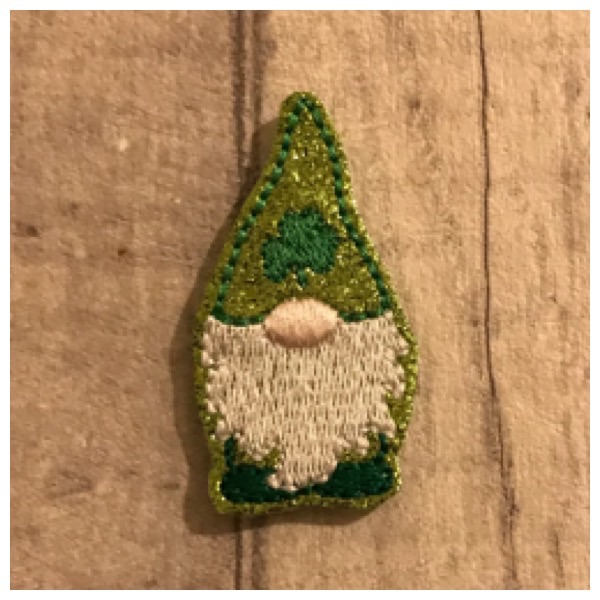 St Patrick day gnome feltie