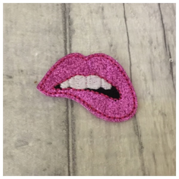 Lips feltie pink