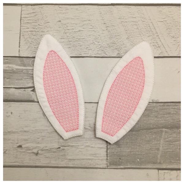 Bunny ears headband slider pink