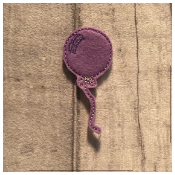 Balloon feltie lilac 