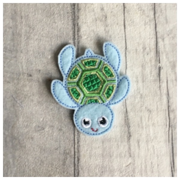 Smiley turtle feltie boy