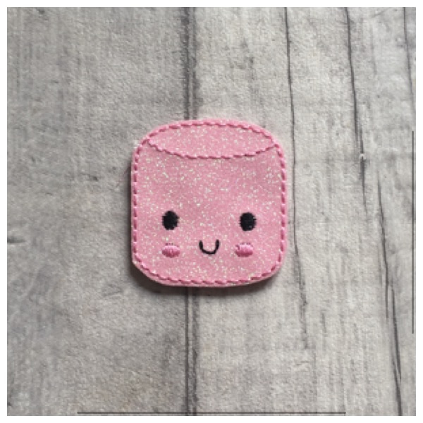 Marshmallow feltie  pink