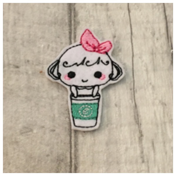 Coffee Lolly Girl Feltie