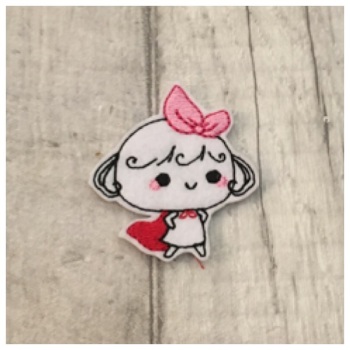 Lolly Super Girl Cape Feltie