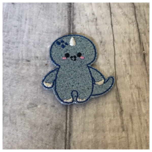 Dino Boy feltie blue 