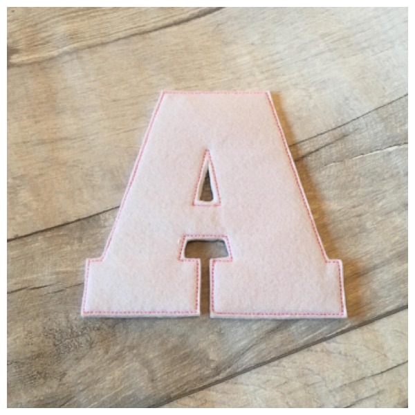 Large Initial feltie