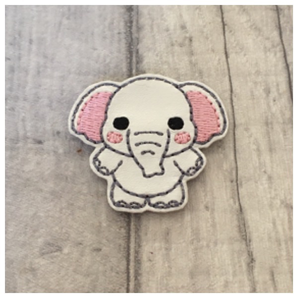 Bob the Elephant feltie 3