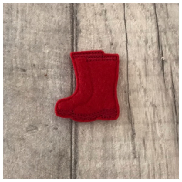 Wellies feltie red