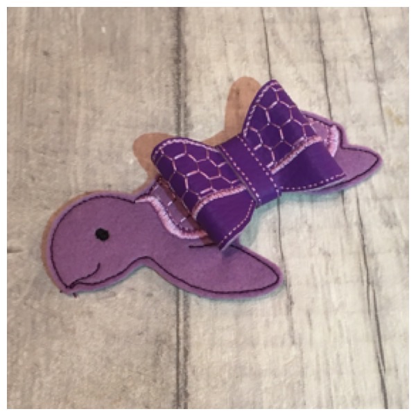 Turtle bow parts purple