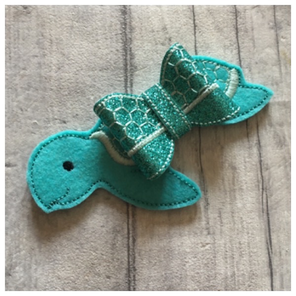 Turtle bow parts aqua 