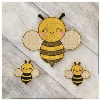 Honey Bee feltie set 1