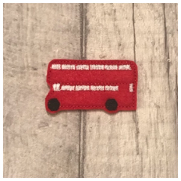 Red bus feltie