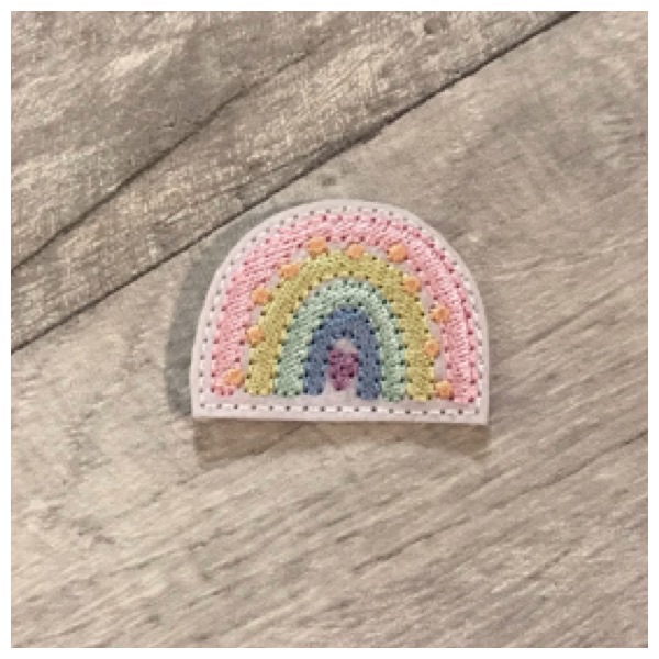 Dot Rainbow Feltie pastel