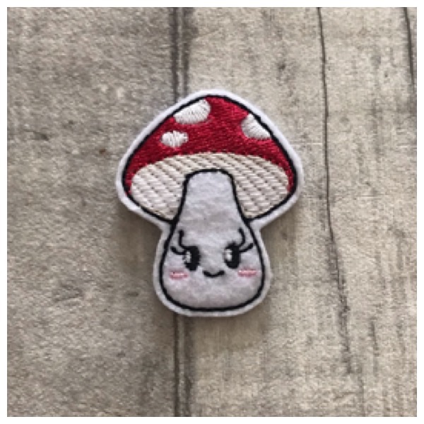 Mushroom Feltie Red