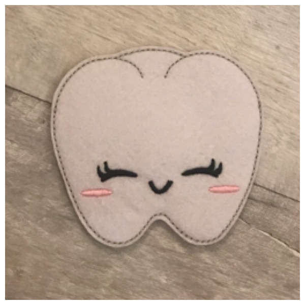 Personalised Girl Tooth Pocket 
