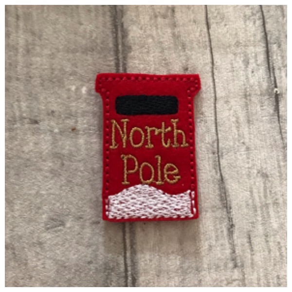 North Pole Post Box Feltie