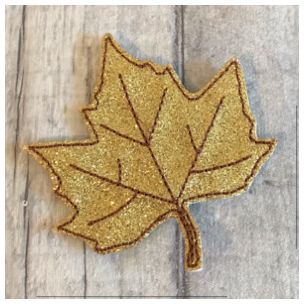 Leaf Headband Slider Gold