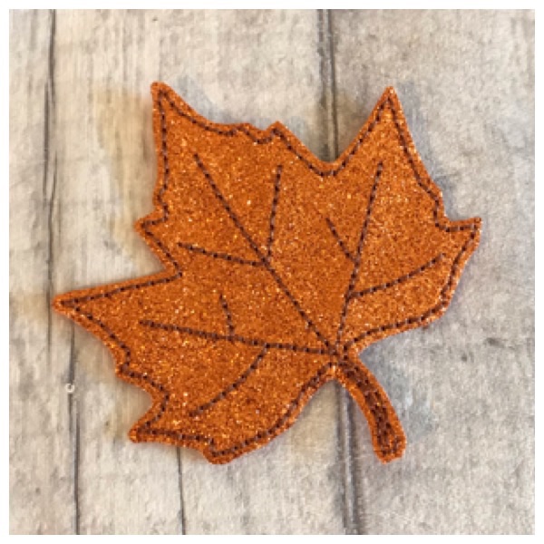 Leaf Headband Slider Orange