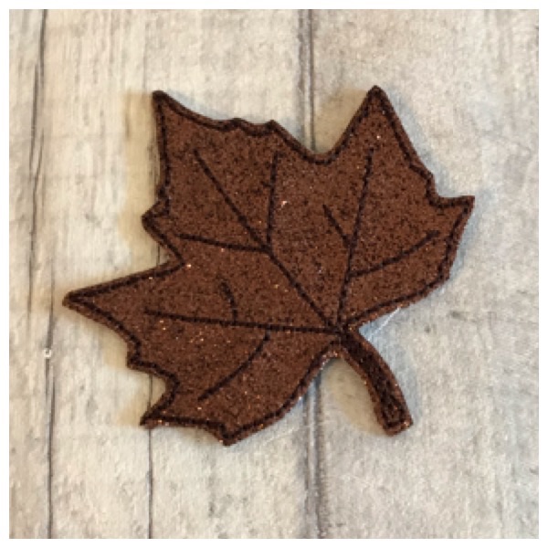 Leaf Headband Slider Brown